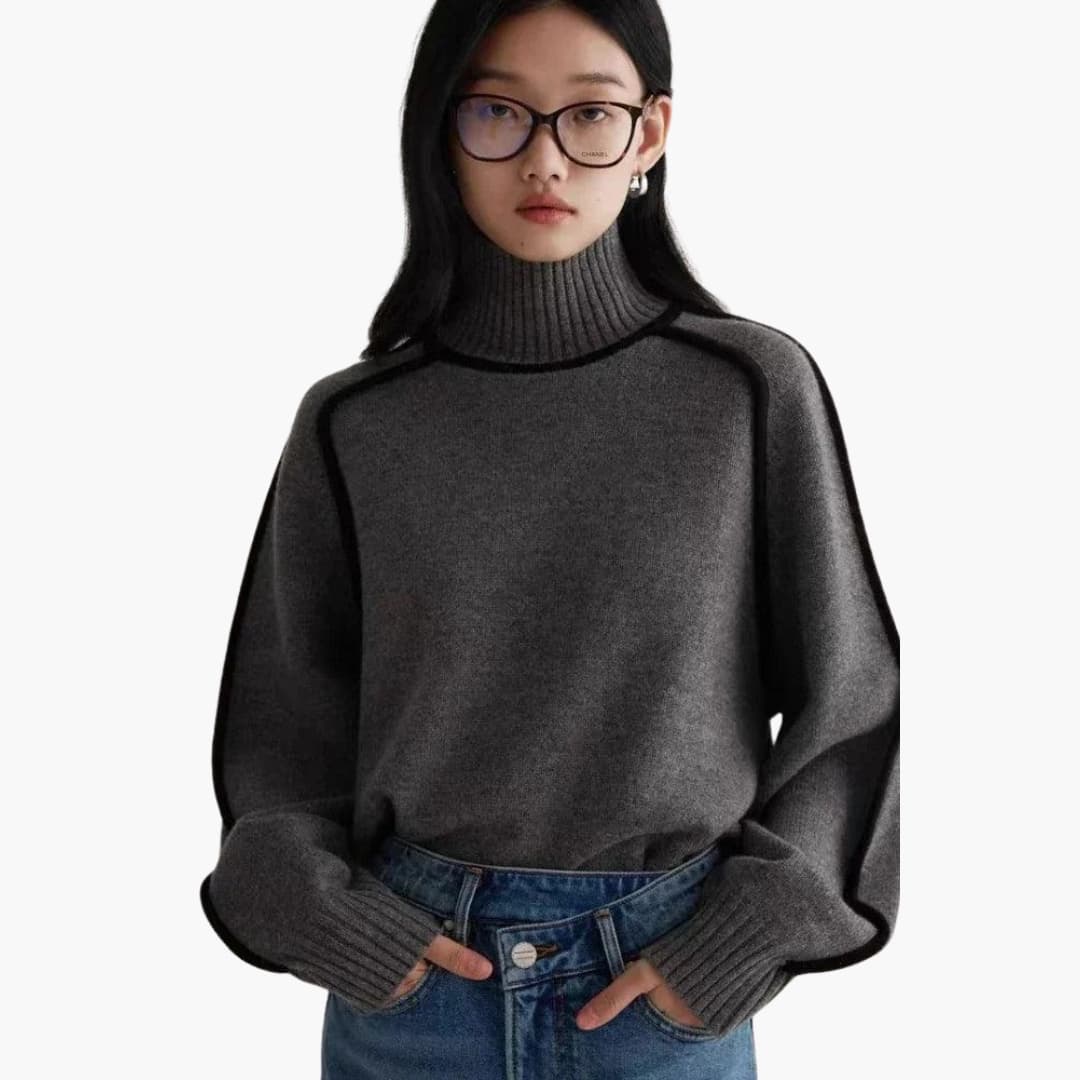 Petra | Turtleneck Jumper with Long Sleeves and Cosy