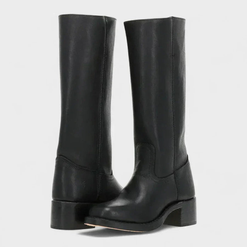 Beatrix | Retro Leather Boots