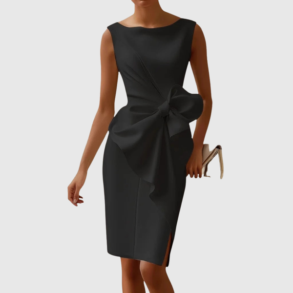 Jenny | Women's Elegant Midi Dress | Stylish Sleeveless Cocktail Gown