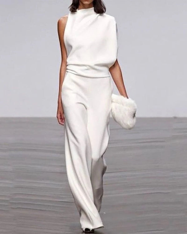 Veronica | Elegant Wide Leg Jumpsuit