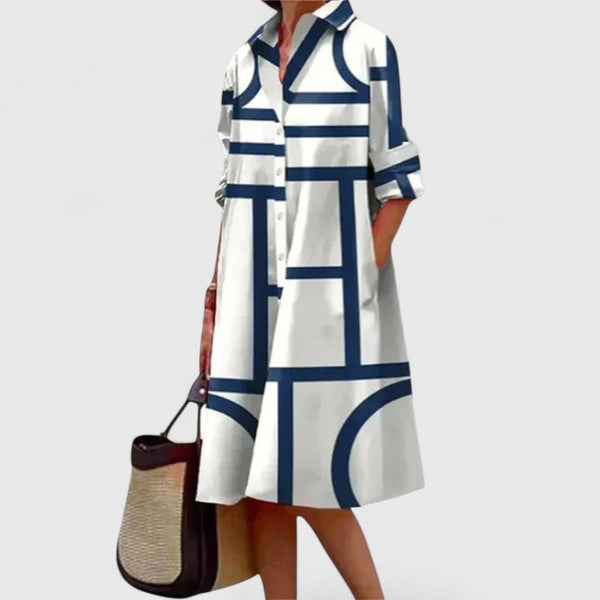 Delia | Polka Dot Midi Dress