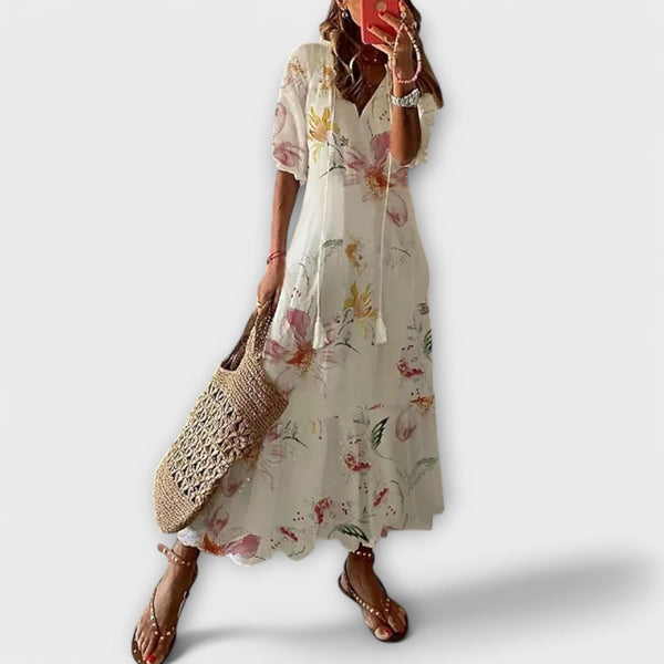 Eleganza | Women's Lightweight Bohemian Maxi Dress | Elegant Flowing Summer Gown