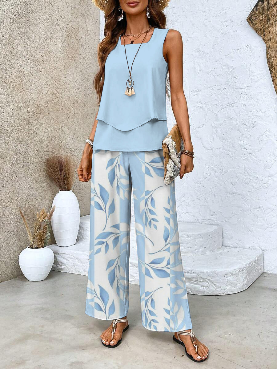 Quilla | Sleeveless Two-Piece Set