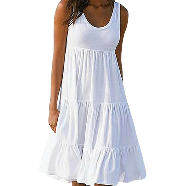 Elsie | Women's Lightweight Tiered Midi Dress