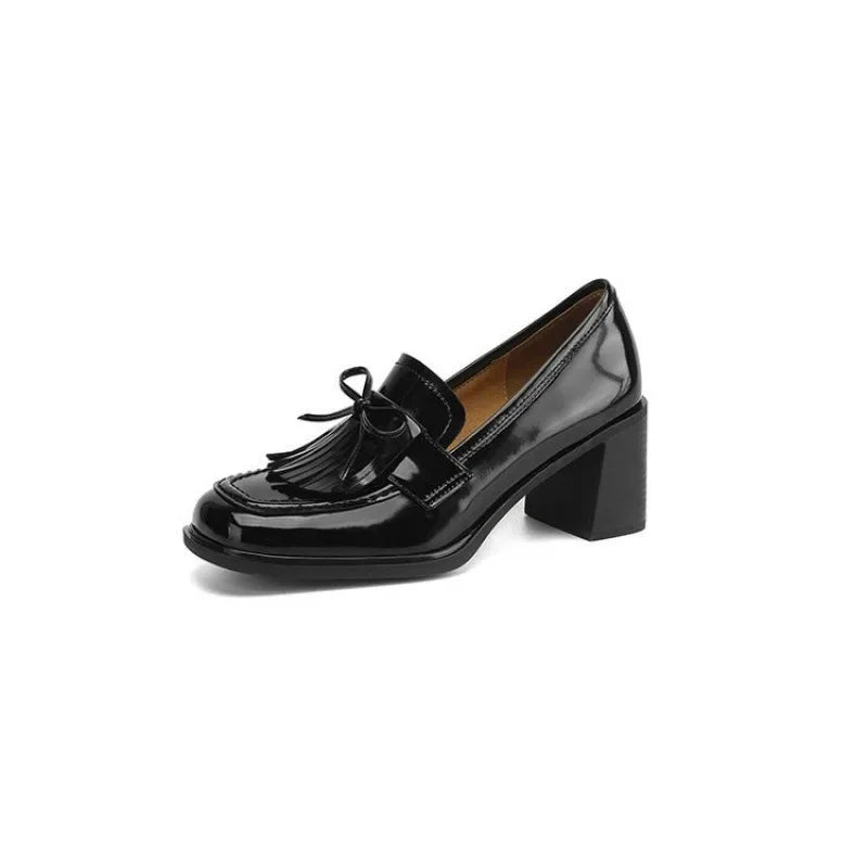Wren | Elegant Block Heel Loafers