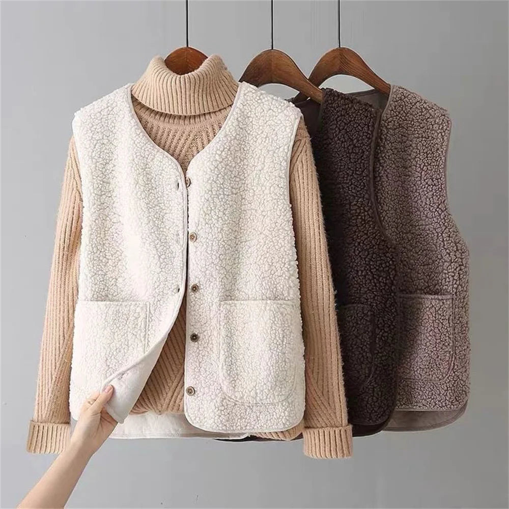 Meredith | Women's Soft Teddy Blend Vest
