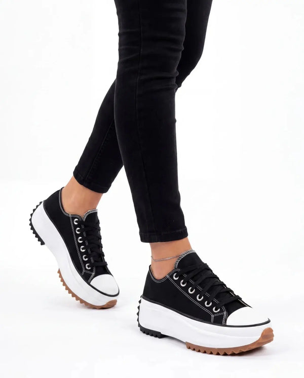 Kira | Chunky-Sole Court Sneakers