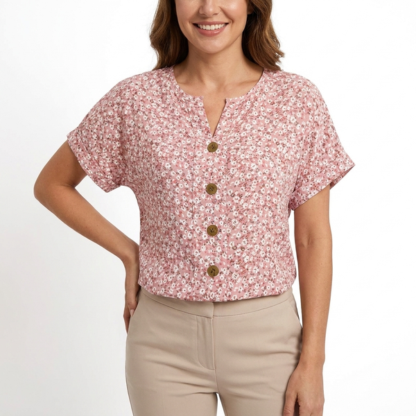 Shimmy | Floral Print Summer Blouse