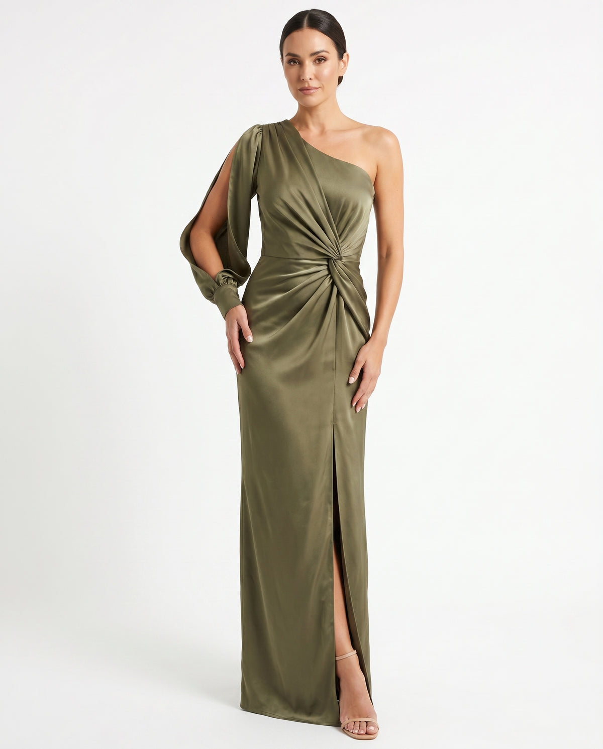 Women's Soft Pleated Maxi Dress | Elegant Evening Gown for Special Occasions