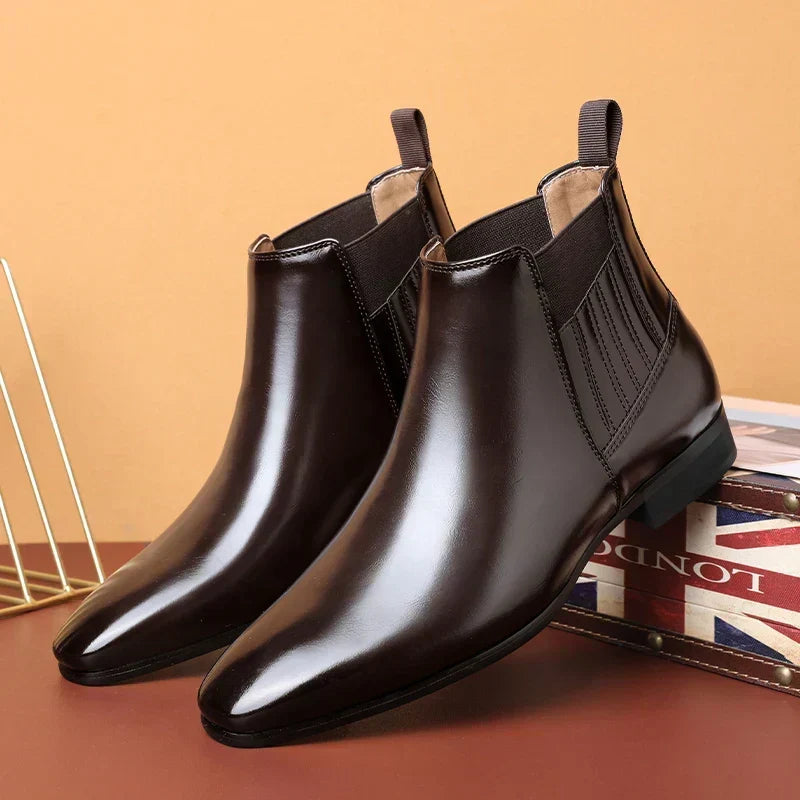 Marisol | Chelsea Ankle Boot in Dark Brown
