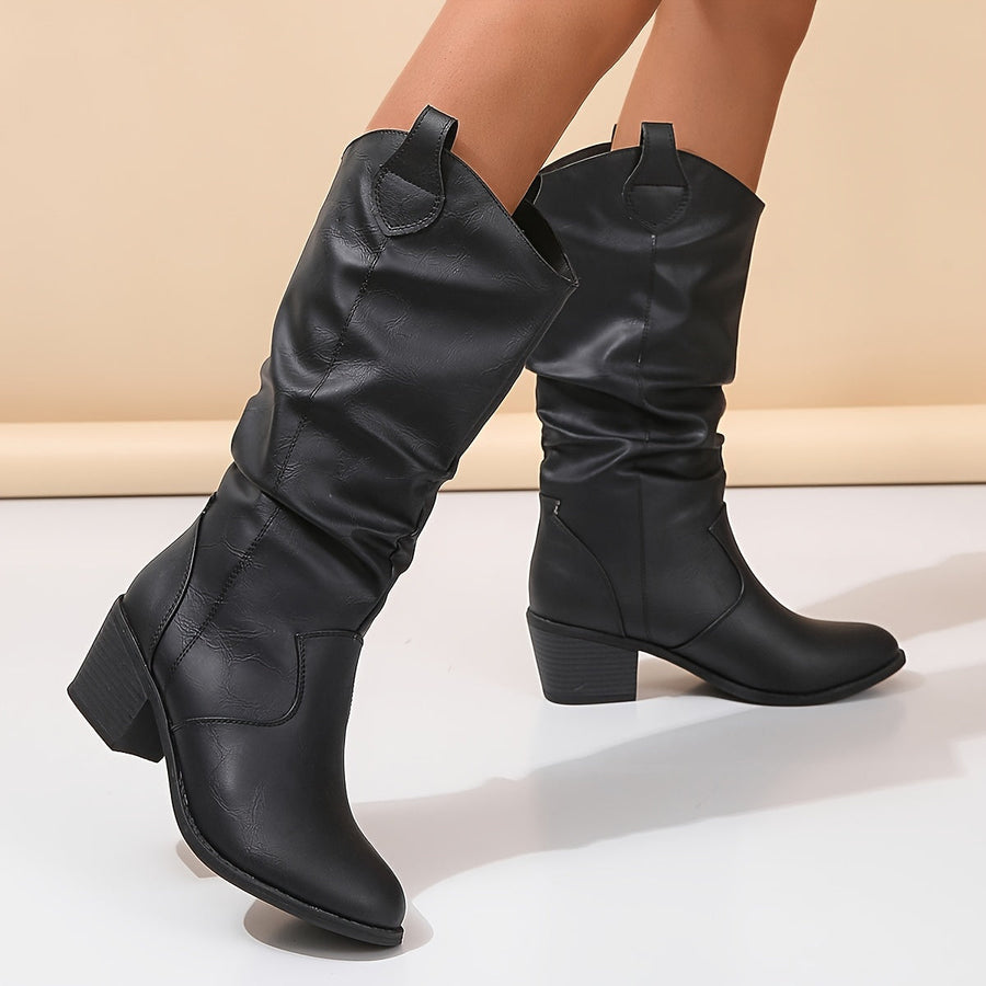 Yolette | Wide Calf Western Cowboy Boots view 8