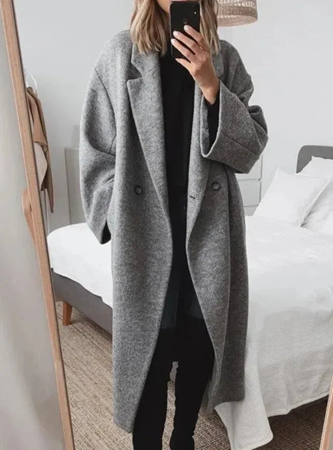 Dulcie | Women's Winter Coat – Relaxed Fit Long Coat