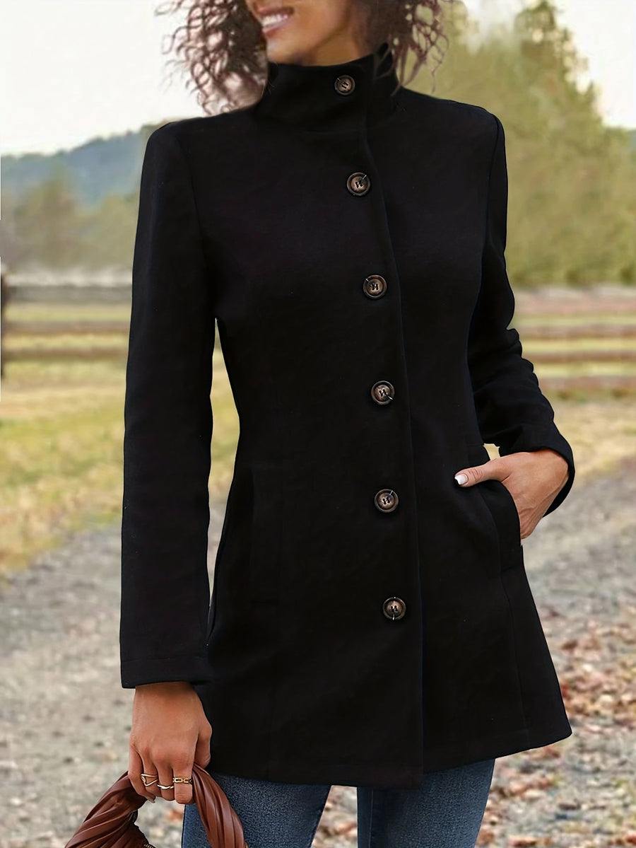 Annalise | Women's Belted Coat – Waist Cinching Mid Length Winter Coat view 22