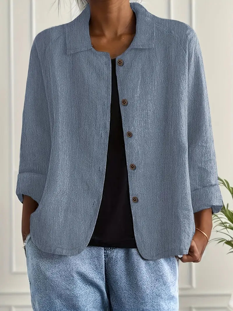 Ada | Women's Field Jacket – Casual Button-Front Lightweight view 4