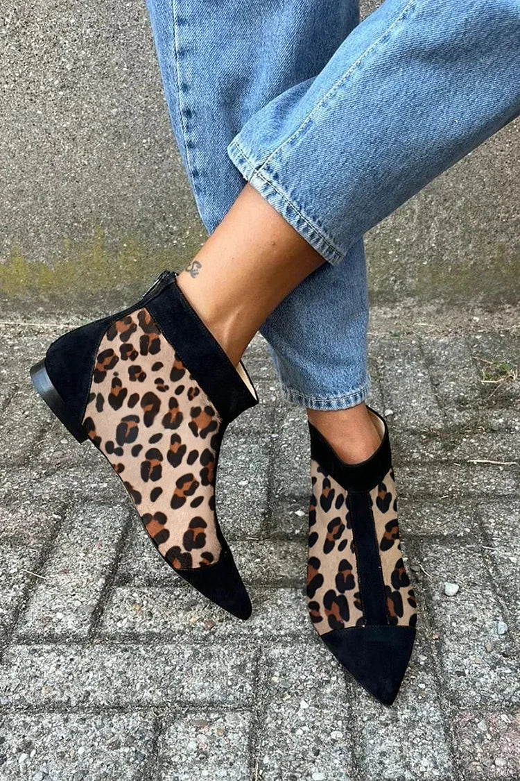 Orleane | Flat Patterned Ankle-height