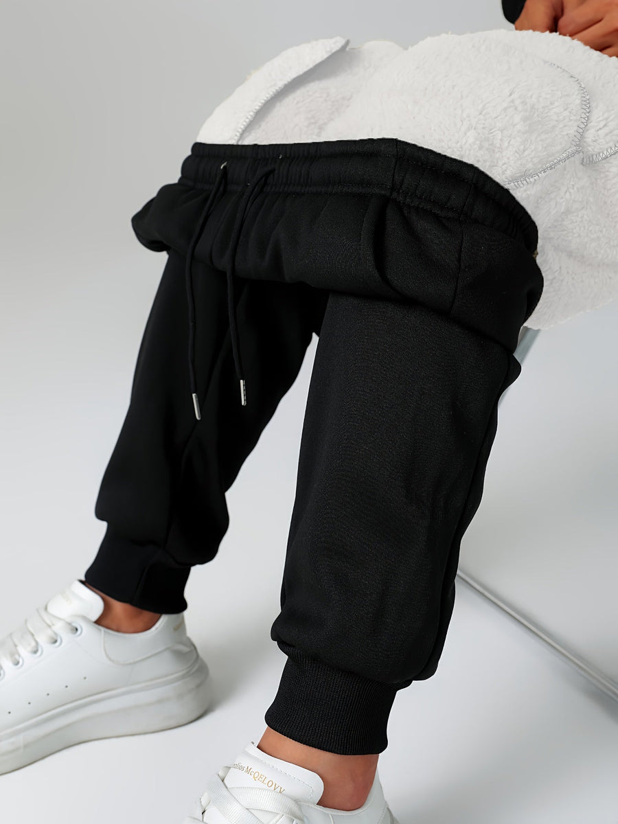 Fiona | Women's Lined Joggers – Cuffed Warm Winter Sweatpants view 9