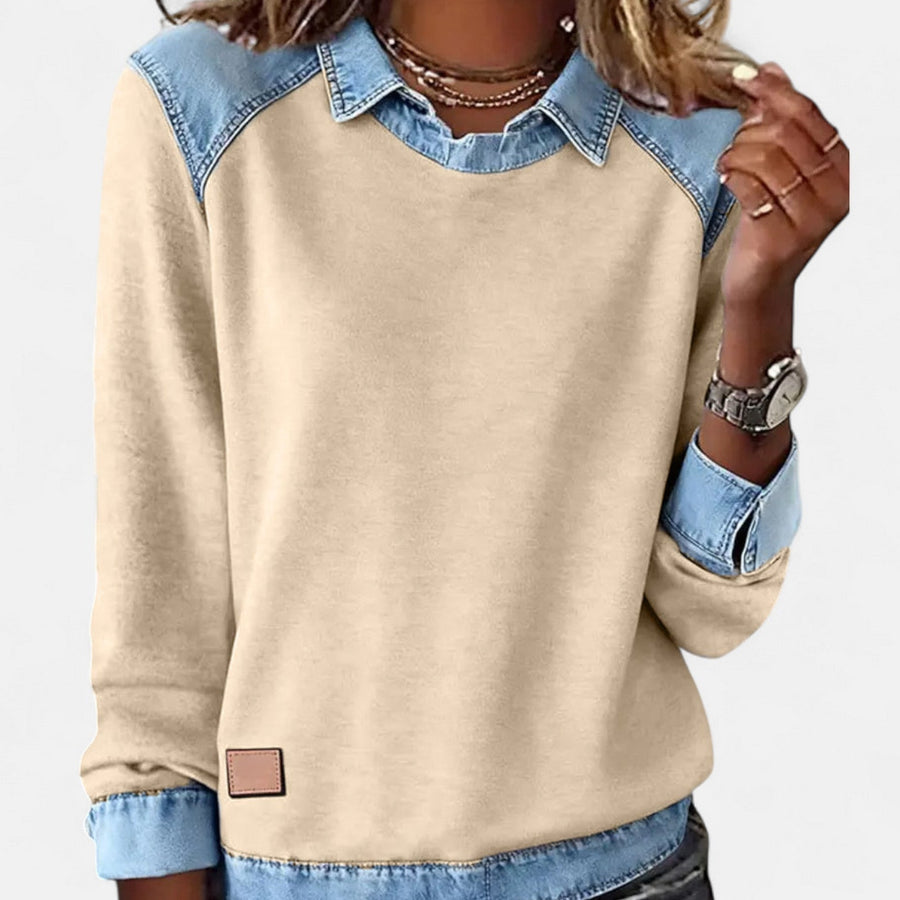 Anastasia | Trendy Long Sleeve Sweater view 4