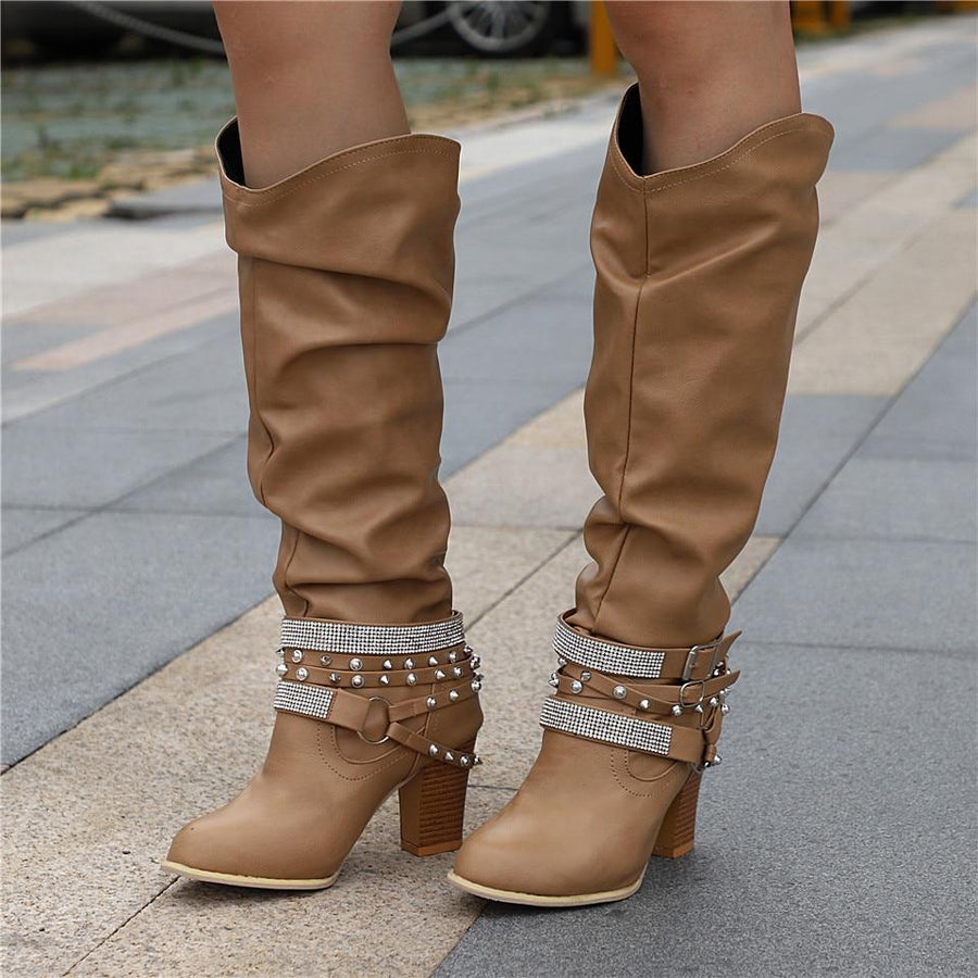 Hollis | Mid-Calf Buckle Closures Boots view 3