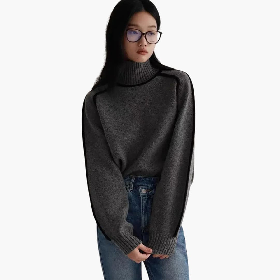 Petra | Turtleneck Jumper with Long Sleeves and Cosy view 3