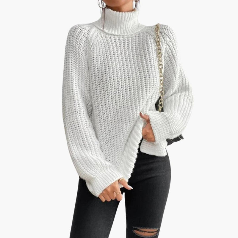 Fantine | Knitted Jumper with Turtleneck and Long Sleeves