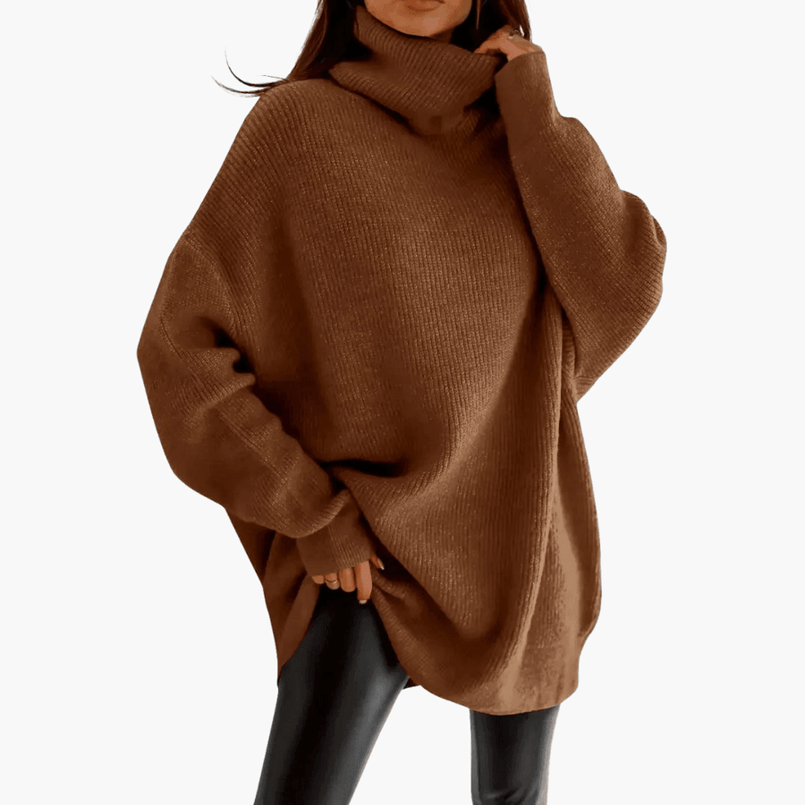 Talia | Oversized Jumper with Longline Silhouette and Long Sleeves view 3