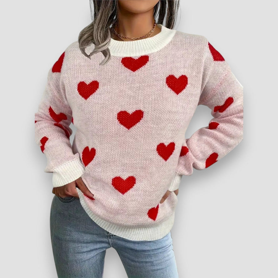 Iona | Elegant Hearts Sweater view 3