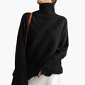 Selah | Ribbed Turtleneck Jumper with Long Sleeves and Fitted Silhouette