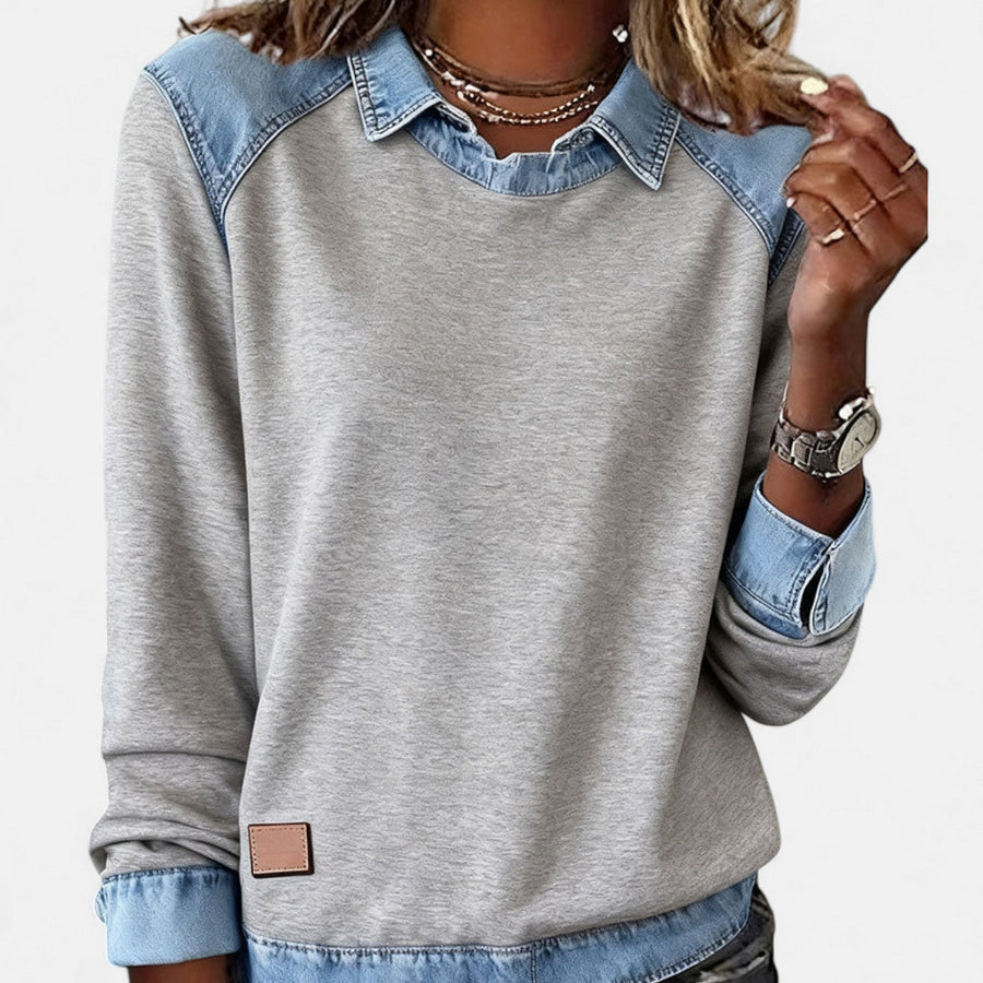 Anastasia | Trendy Long Sleeve Sweater view 3