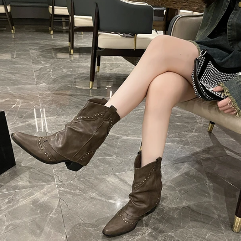 Winnifred | Low Heel Ankle Cut view 1