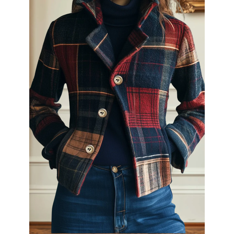 Ysabel | Classic Plaid Jacket