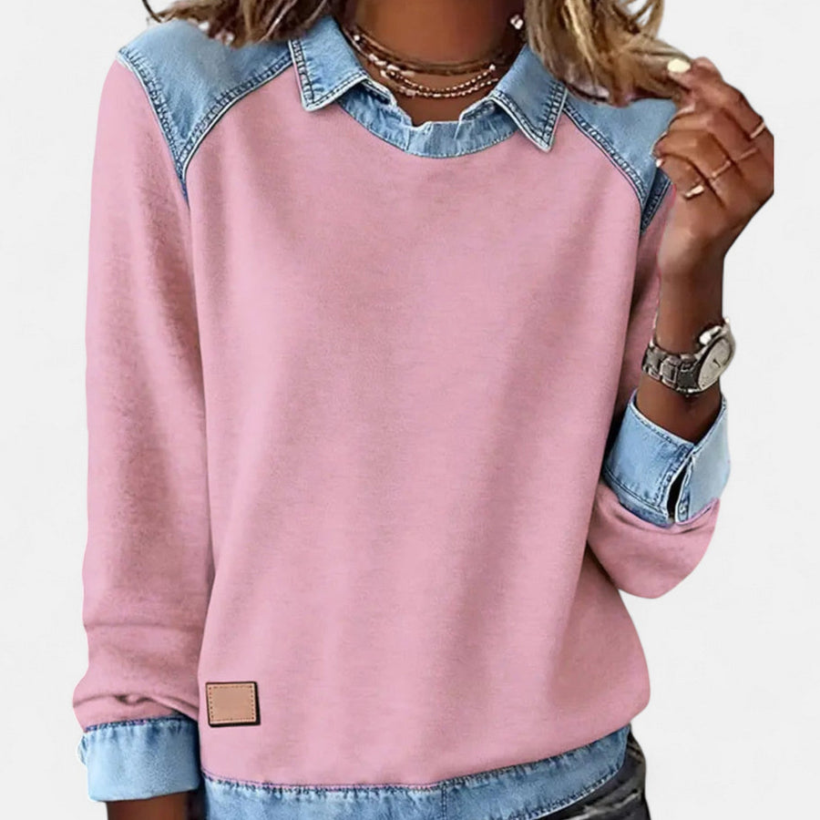 Anastasia | Trendy Long Sleeve Sweater view 5