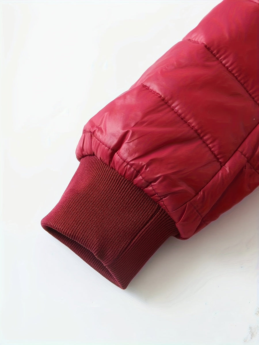Isla | Women's Quilted Long Coat – Lined Longline Winter Puffer Coat view 11