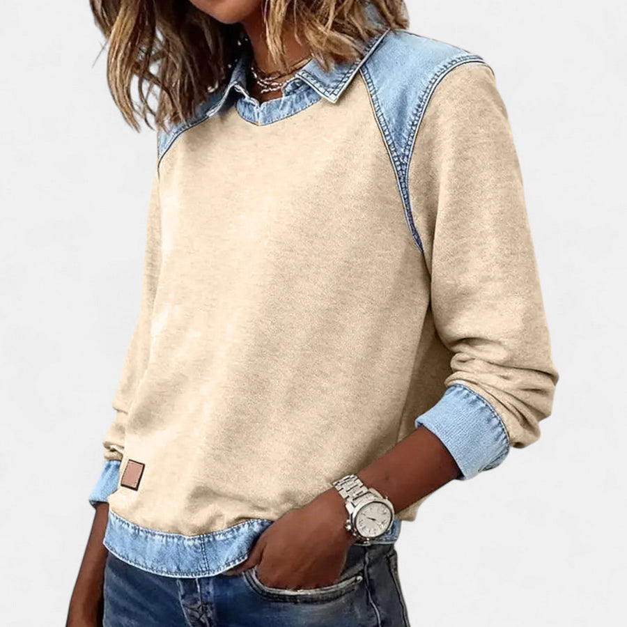 Anastasia | Trendy Long Sleeve Sweater view 15