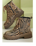 Lilibet | Side Zip Animal Print Boots