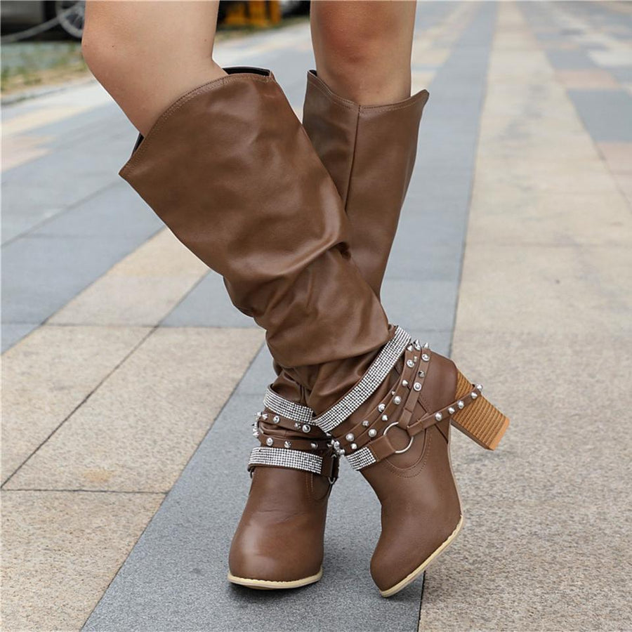Hollis | Mid-Calf Buckle Closures Boots view 1