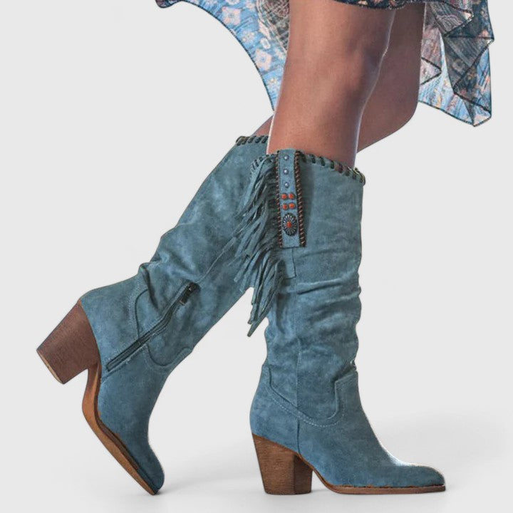 Delta | Mid Calf Fringe view 3