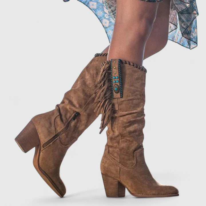 Delta | Mid Calf Fringe view 4