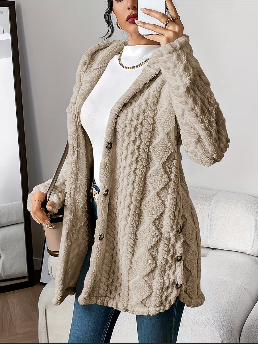 Noelani | Plush Hooded Cardigan view 12