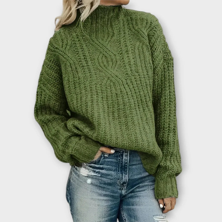 Rosamund | Modern High-Neck Sweater view 2