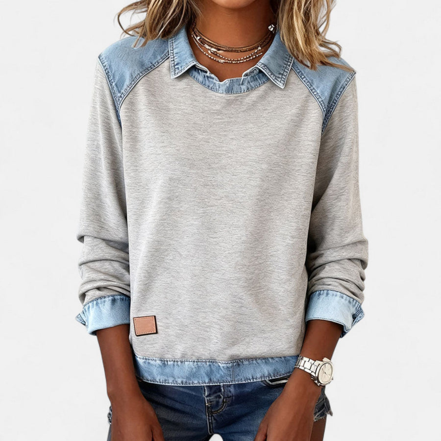 Anastasia | Trendy Long Sleeve Sweater view 12