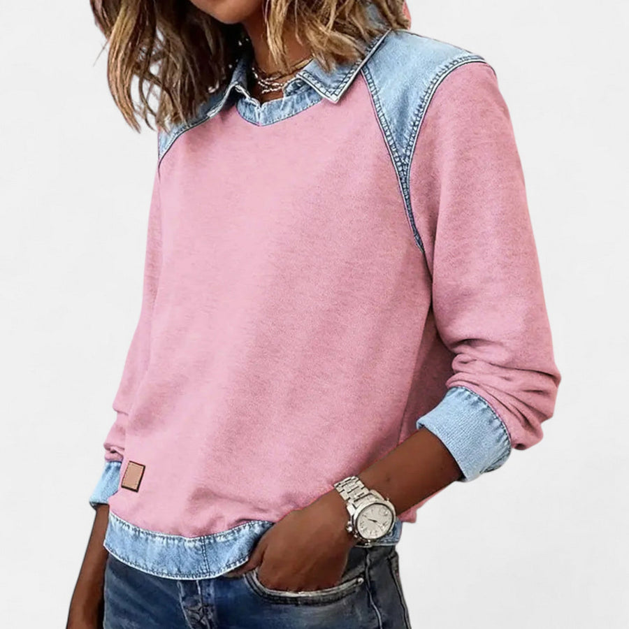 Anastasia | Trendy Long Sleeve Sweater view 17