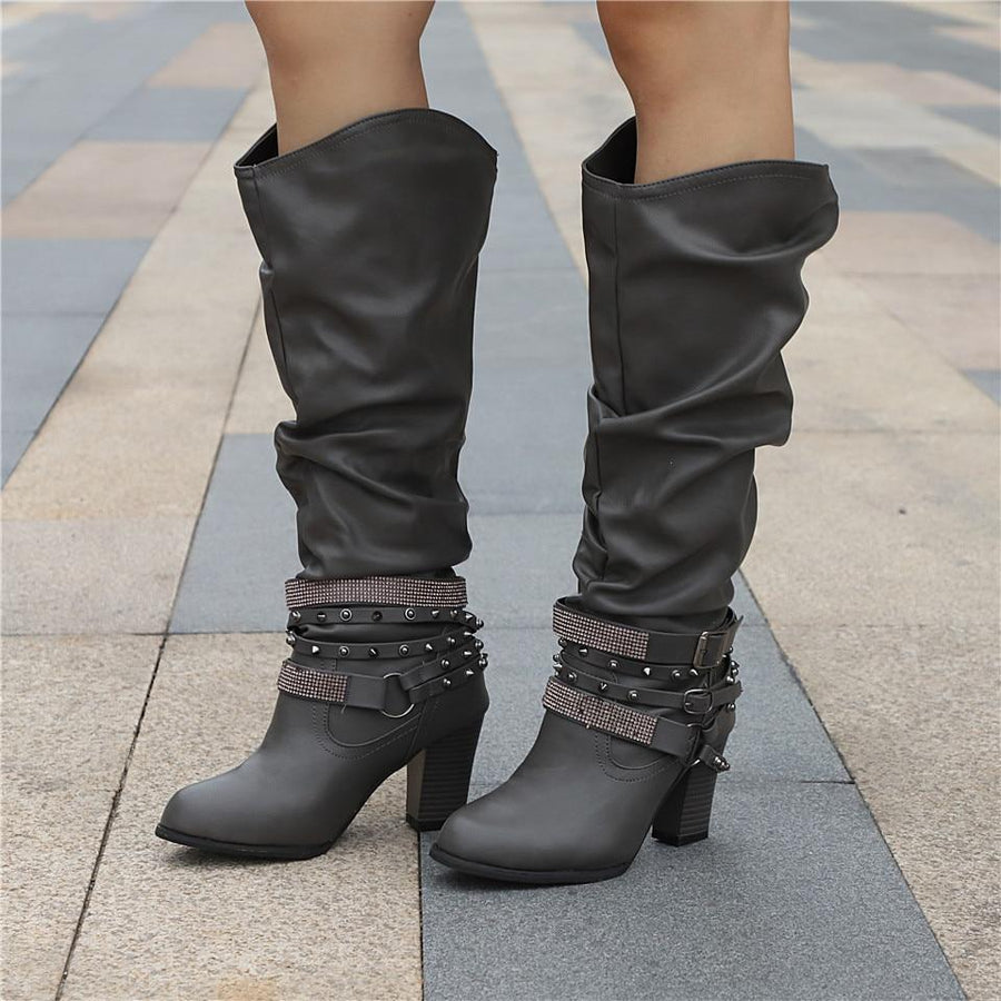 Hollis | Mid-Calf Buckle Closures Boots view 4