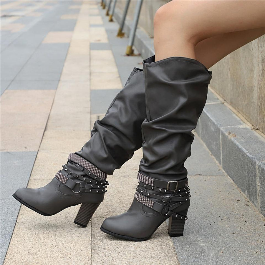Hollis | Mid-Calf Buckle Closures Boots view 11