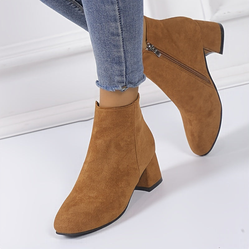 Diana | Chelsea Ankle Boot with Block Heel view 3