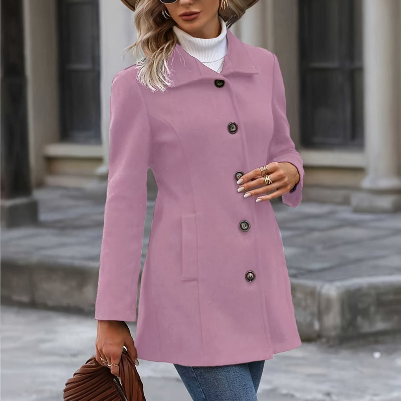 Annalise | Women's Belted Coat – Waist Cinching Mid Length Winter Coat