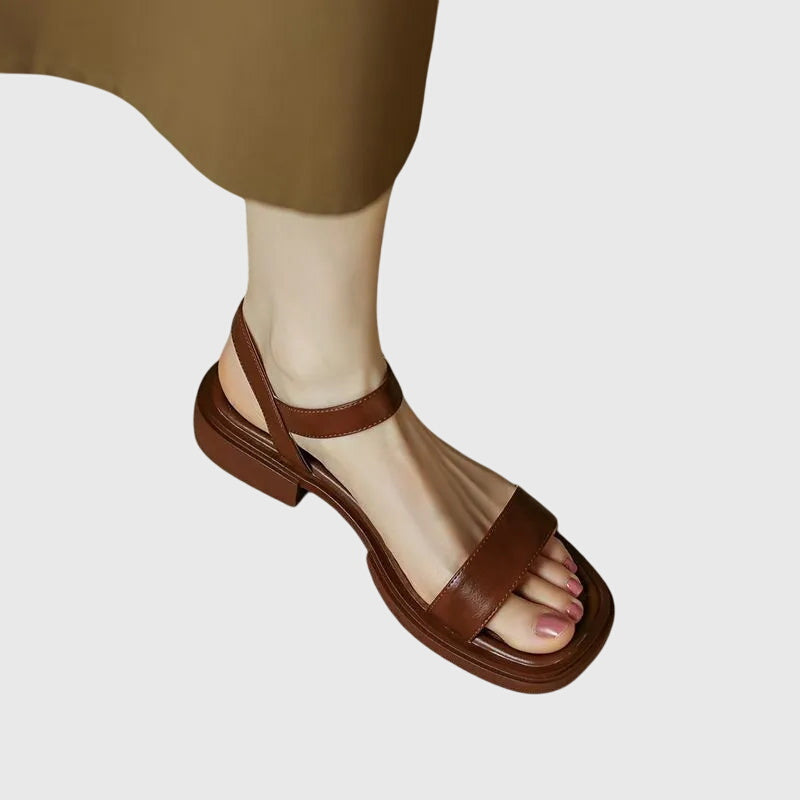 Zoey | Orthopedic Leather Sandals view 6