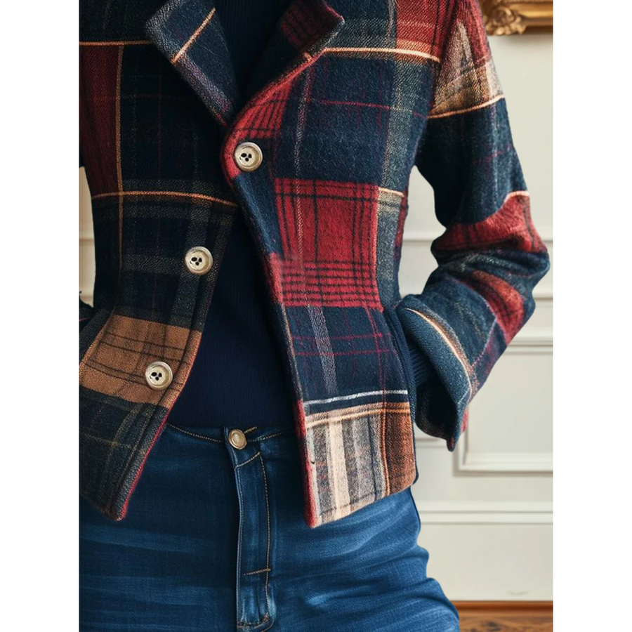 Ysabel | Classic Plaid Jacket view 3