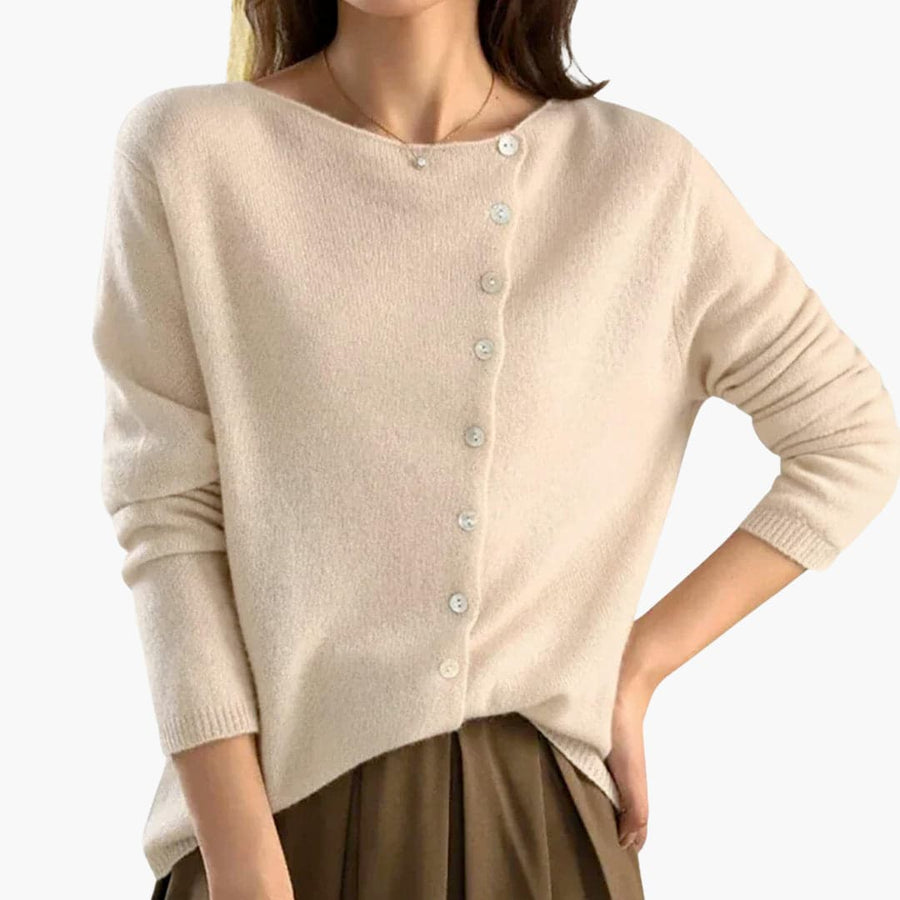 Jessalyn | Long-Sleeve Buttoned Cardigan for Women – Stylish & Comfortable view 2