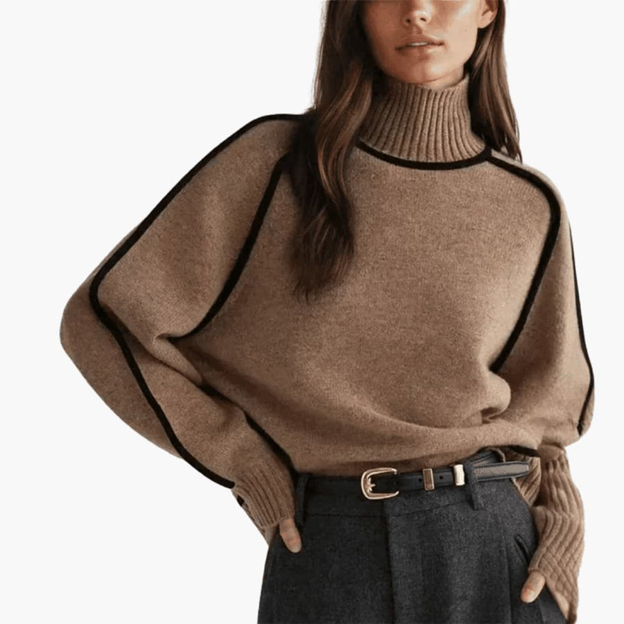 Petra | Turtleneck Jumper with Long Sleeves and Cosy view 8