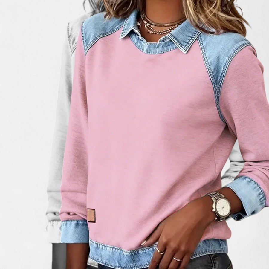 Anastasia | Trendy Long Sleeve Sweater view 16